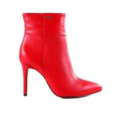 Imagem de Bota Bottero Feminina Napoli Couro 347006 Vermelho-Feminino