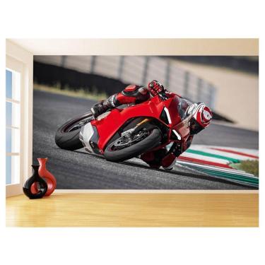 Imagem de Papel De Parede 3D Moto Gp Grand Prix Corrida 3,5M Bkm66