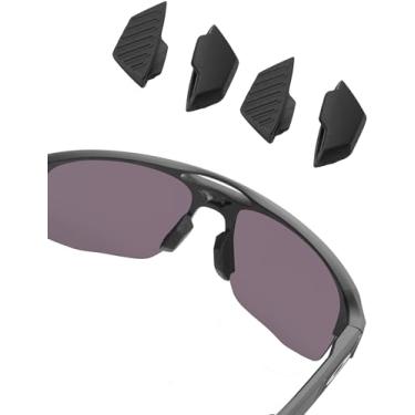 Imagem de Bowyer 2 pares de protetores de nariz de substituição compatíveis com óculos de sol Oakley Mercenary - Preto