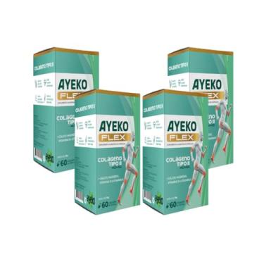 Imagem de Kit 4 Ayeko Flex (colágeno Tipo 2 + Associações) 60caps