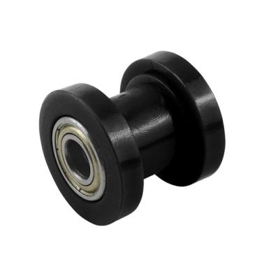 Imagem de PRO BAT Rolo de corrente tensor de polia de 10 mm para bicicleta Pitster Pit Dirt Bike Pitster Pit 125 XR125 CRF50 KLX110 Pitster Pit Dirt Bike, preto