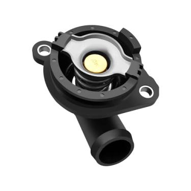 Imagem de Conjunto de carcaça do termostato de arrefecimento do motor adequado para motores de popa Mercury 175-300HP e 450R 3.4L V6 e 4.6L V8 4-Stroke (número de série 2B529482 e acima), substitui 8M0162139