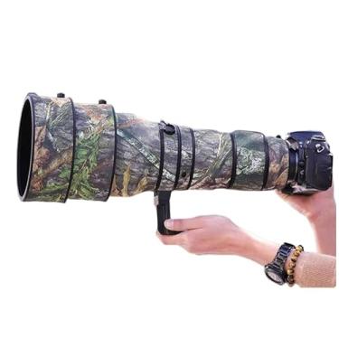 Imagem de CHASING BIRDS Capa protetora de lente impermeável camuflada para Nikon AF-S 400 mm F2.8 G ED VR capa protetora de lente à prova de chuva (camuflagem de folha verde, com TC de 1,4 X (TC-14E III))