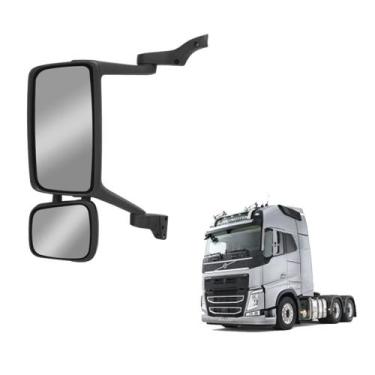 Imagem de Espelho Retrovisor com Auxiliar para Volvo FM 2010 a 2020 LE - Fabbof
