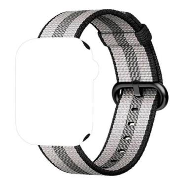 Imagem de Pulseira Nylon Amarela Compatível com Apple Watch 38mm 40mm - Baú do V