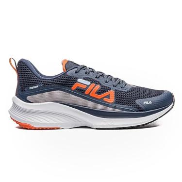 Imagem de Tenis Fila Prisma Masculino,Marinho/Laranja/Azul Claro,43