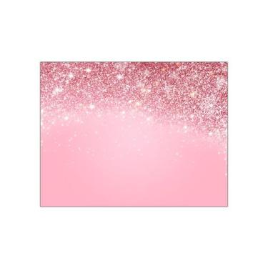 Imagem de Painel de Festa Horizontal 1,55 X 1,20 - Efeto Glitter Rose 006 - Via 
