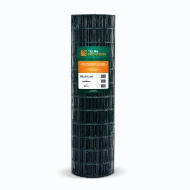 Imagem de Tela Cerca Jardim Revestida Verde 1,5m x 25m - Fronteira - TELA FRONTE