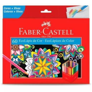 Imagem de Lápis de Cor Faber-castell Sextavado 60 Cores - FABER CASTELL