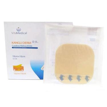 Imagem de Curativo Kangli Derm Hidrocoloide Extra Fino 10cm x 10cm 1 Unidade G13