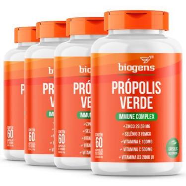 Imagem de Biogens kit 4x própolis verde alecrim complex 60 caps