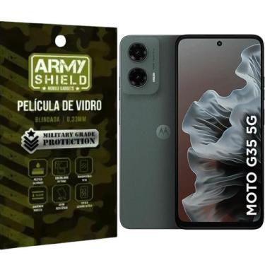 Imagem de Pelicula de Vidro 3D Para Moto G35 Full Cover Armyshield 