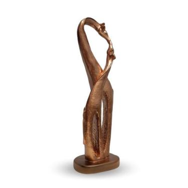Imagem de Escultura Enfeite Girafa Em Gesso 40 Cm Pintura Impecável - VÁRIAS VAR