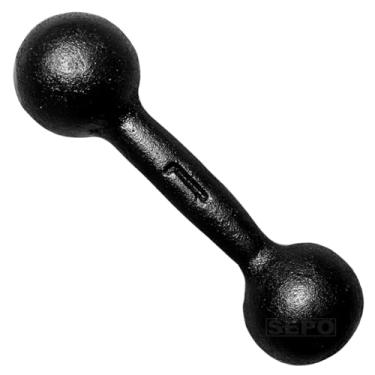 Imagem de Halter Redondo de Ferro Fundido Pintado 1 Kg Preto