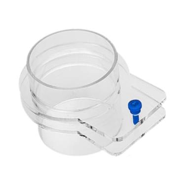 Imagem de Generic Alimentador de peixes de acrílico, evita que a comida dos peixes se espalhe para Betta e Tartaruga, 90mm