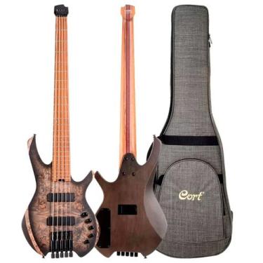 Imagem de Contrabaixo eletrico 5 cordas cort space5 sdb w/ bag