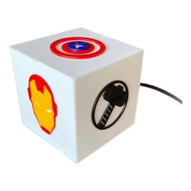 Imagem de Luminária Abajur Geek Herois Vingadores - My Lamp