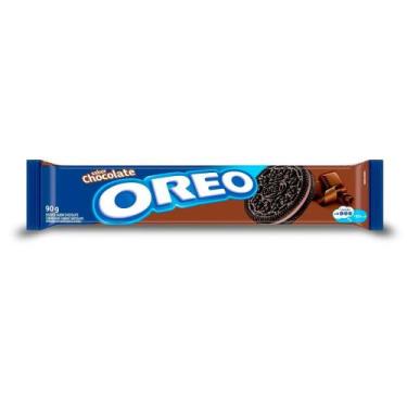 Imagem de Biscoito Recheado Sabor Chocolate Oreo 90g, Chocolate