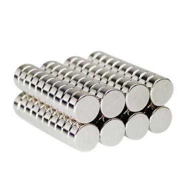 Imagem de 50pcs. Imã De Neodímio 10x4 Super Forte 10mm X 4mm N35 - Neoimã