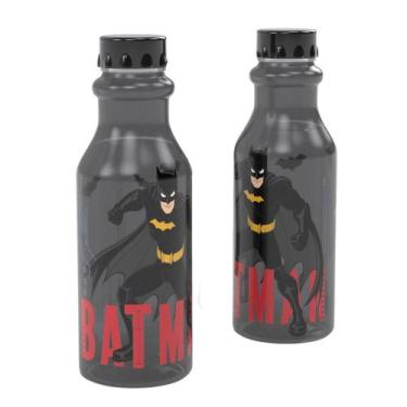 Imagem de Garrafinha do Batman Infantil 500 ML Escolar Plasútil