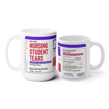 Imagem de Caneca de lágrimas de estudante de enfermagem - Presente engraçado para professor - Caneca de lágrimas de estudante de enfermagem - Presente de professor - Presente de agradecimento - Presente de
