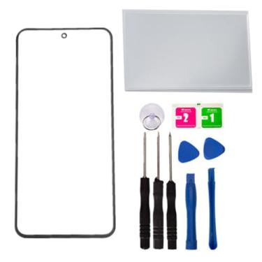 Imagem de Tela de reposição para reparo frontal externo para lente de vidro para Google Pixel 8 com ferramenta de fita OCA Parts (sem toque LCD e digitalizador)