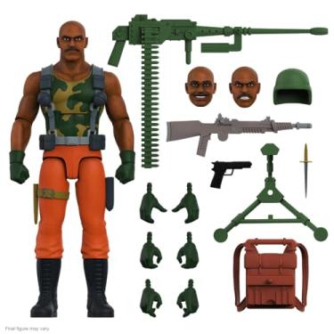 Imagem de Super7 Ultimates! G.I. Joe Roadblock - 7" G.I. Joe Action Figure with Accessories - Super7 Classic Cartoon Collectibles and Retro Toys