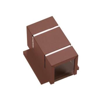 Imagem de Kit 3 Arandelas Marrom 2 Focos 2 Frisos Base Parede Ar1512 - Ideallume