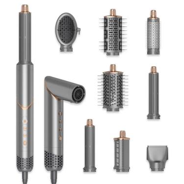 Imagem de Conjunto de escovas para secador de cabelo Dryship 8 em 1 Air Styler Ionic Foldabl
