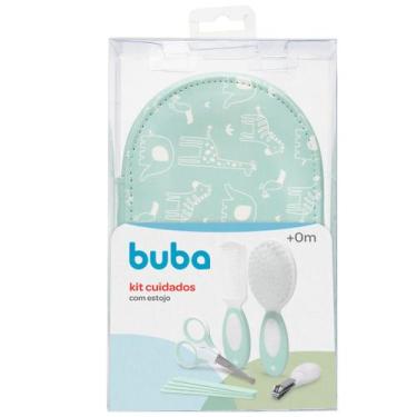 Imagem de Kit Cuidados Com Bebe 9 Itens Estojo Verde 16273 - Buba