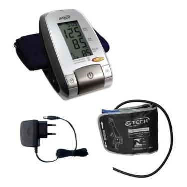 Imagem de Aparelho De Pressão De Braço Digital Eletrico + Braçadeira GG + Fonte 