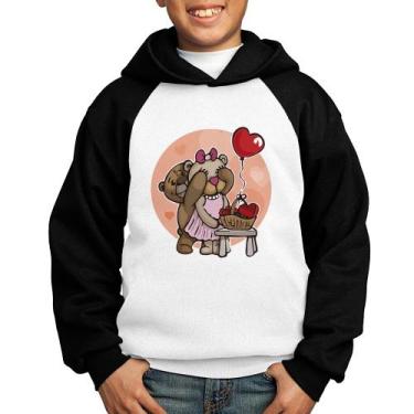 Imagem de Moletom Infantil Ursinhos Fofos - Foca na Moda, Branco, Preto, 8