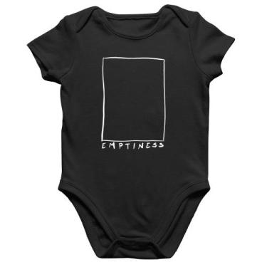Imagem de Body Bebê Algodão Emptines - Foca na Moda, Preto, G