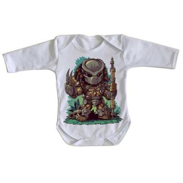 Imagem de body nenê criança roupa bebê manga longa Predador - Empório Dutra, M  