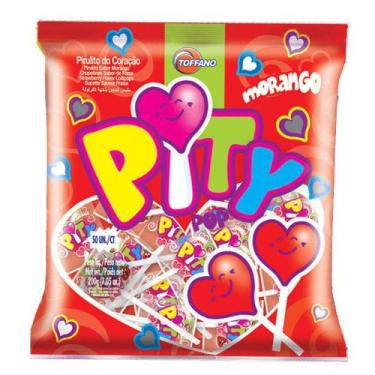 Imagem de Pirulito Pity Pop Morango 200g - Toffano