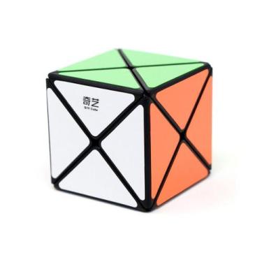 Imagem de Cubo Mágico Profissional 2x2 Dino Cube Original QiYi Preto