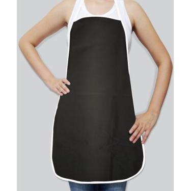 Imagem de Avental Napa Branco p/ açougue 0,85 x 0,54 Tamanho P - PlastNova