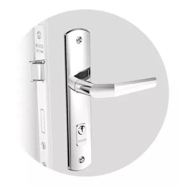 Imagem de Fechadura Popline Reta Ext Cromado ESP15 (20X53 PY45) - Soprano, Croma