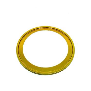 Imagem de Porta Grelha Inox Redondo P/ Ralo Click 15cm Dourado - Montelar Acabam