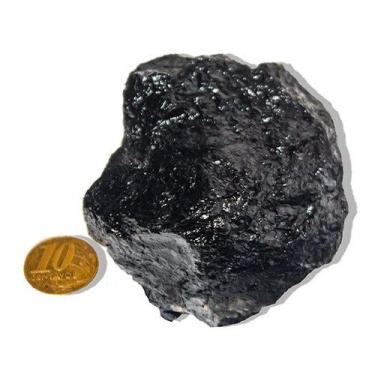 Imagem de 01 Turmalina Preta Pedra Natural 300 a 350g Média 7cm Tipo B - Cristai