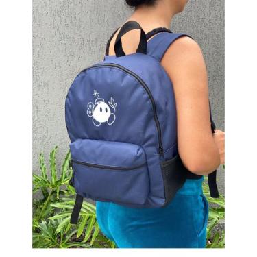 Imagem de Mochila Small BOMBA E FLOR Bolsa Escolar Trabalho Viagem Mala Faculdad