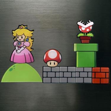 Imagem de Kit Imãs Geladeira Geek com 9 pcs de clássico video games - LAURA MULT