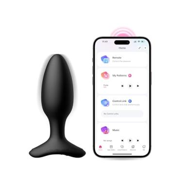 Imagem de LOVENSE Hush 2 Butt Plug homens, Bola Vibratória Anal de Silicone, Máquina de Vibração Big Plug para Mulheres e Casais, Anal Plug Sex Toys Impermeável e Recarregável, 38mm