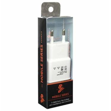 Imagem de Carregador Elétrico Usb 5v 2.1a Branco 0001 5+ - Un