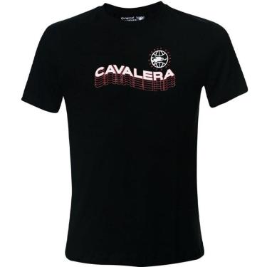 Imagem de Camiseta Cavalera Comfort Wave Sign Preta Masculina-Masculino