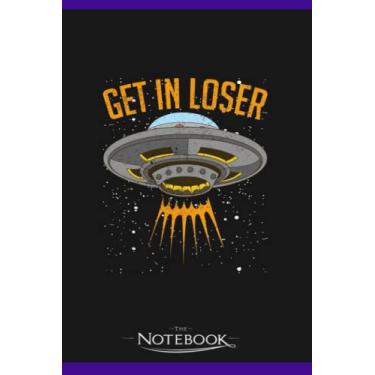 Imagem de Funny Alien Believer Extraterrestrial Ufo Abduction Alien Notebook: Planner, Diary, Lined College Ruled Paper 6 x 9 inches 120 Pages Notes