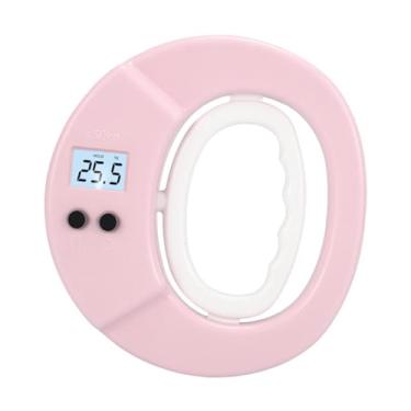 Imagem de Dynwave Testador de força de preensão, dinamômetro de mão digital com tela de exibição digital, testador de força de preensão de dinamômetro de mão para, Rosa