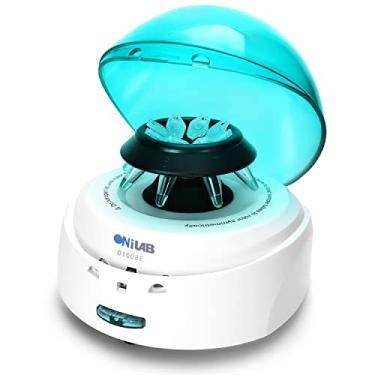 Imagem de ONiLAB 'S Scientific Mini Centrifuge 7000Rpm, 2680 Xg Rcf, Centrífuga de Bancada de Laboratório com 2 Rotores para 8 X 0,2/0,5/1,5/2,0Ml e 0,2Ml×32 Pcr Tiras, Baixo Ruído≤45Db, 100-240V, Tampa Verde