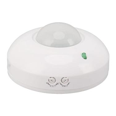 Imagem de Interruptor do Detector de Movimento Pir, Interruptor de Luz de Movimento do Sensor, Interruptor de Lâmpada Infravermelha Ajustável do Detector do Sensor do Teto do Movimento do