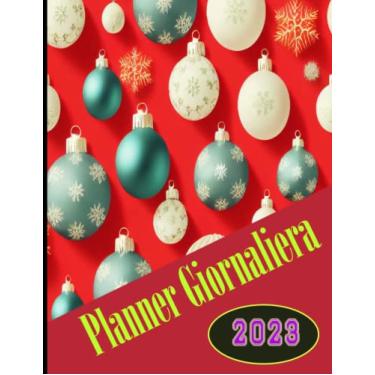 Imagem de Agenda 2023 giornaliera: Planner Giornaliera | Vista Verticale Formato A4 | Un giorno per pagina | 12 Mesi Intempo | Diario ... | Agenda Italiano